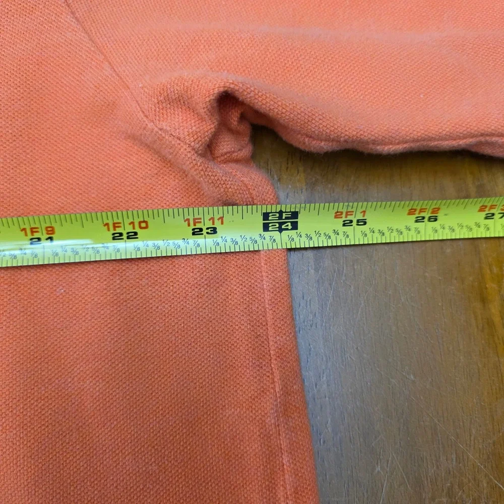Polo Ralph Lauren Polo Shirt Mens XLT Orange Preppy Short Sleeve Cotton‎ Tall P